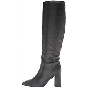 Madden Girl Women's Fairfield Knee High Boot, Black Paris Size 5.5